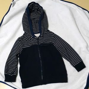 Navy Blue Toddler Boy Hoodie